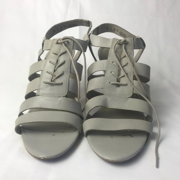 Franco Sarto Grey leather Heels - Picture 4 of 6